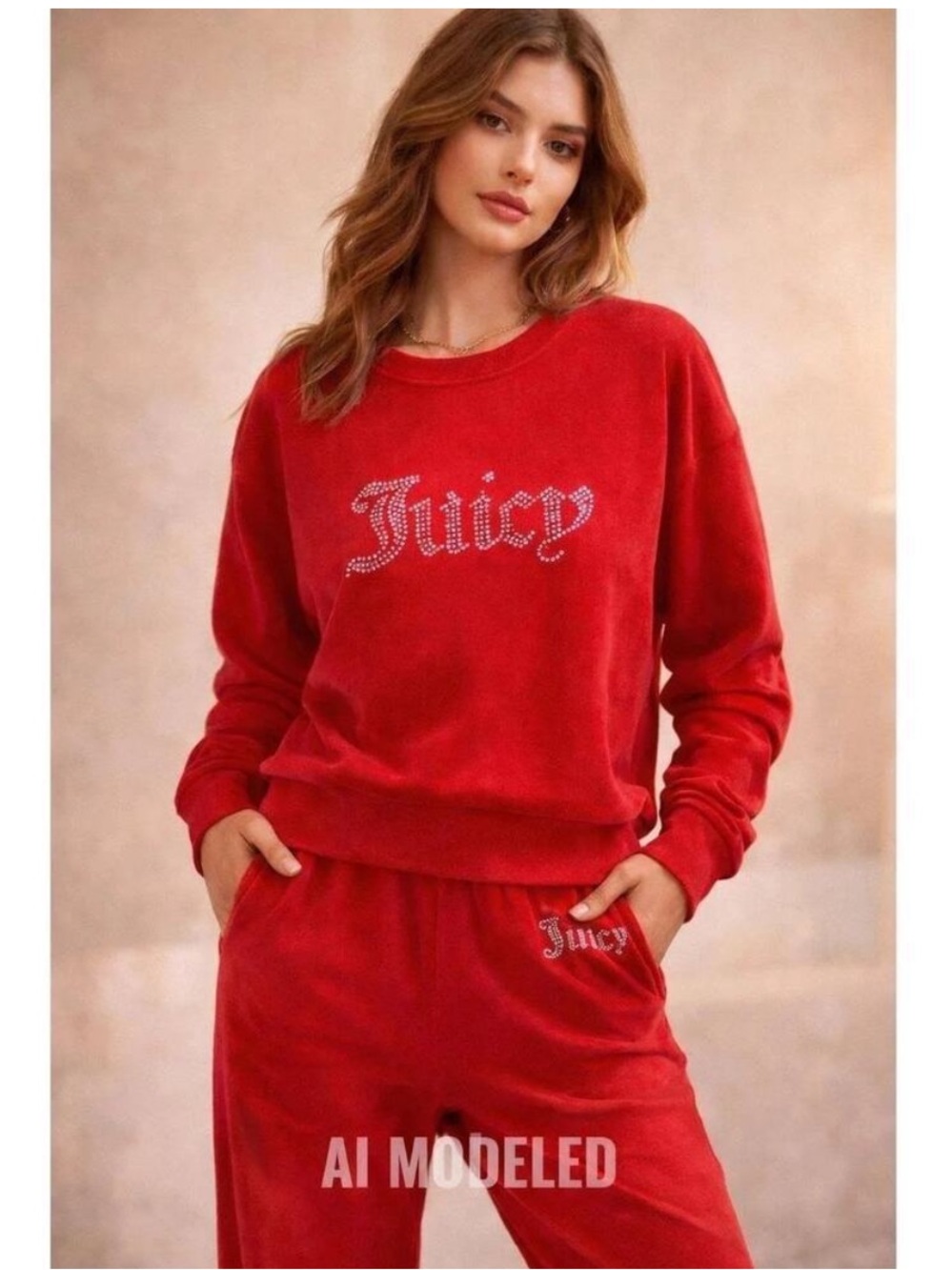 New JUICY COUTURE Velour Hoodie And Pants Y2K Tracksuit